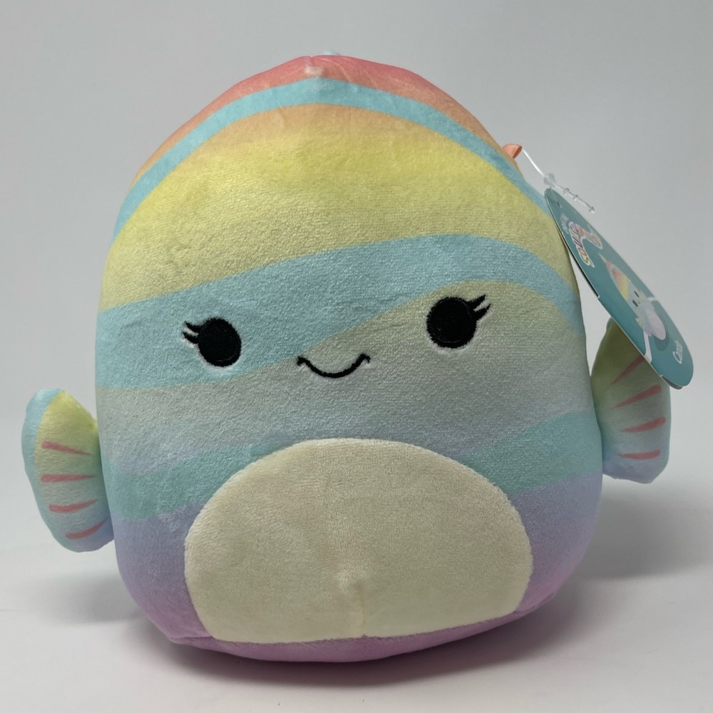 SQUISHMALLOW: ‘Canda’ the Fish Plush/Stuffed Animal. NEW with Tags